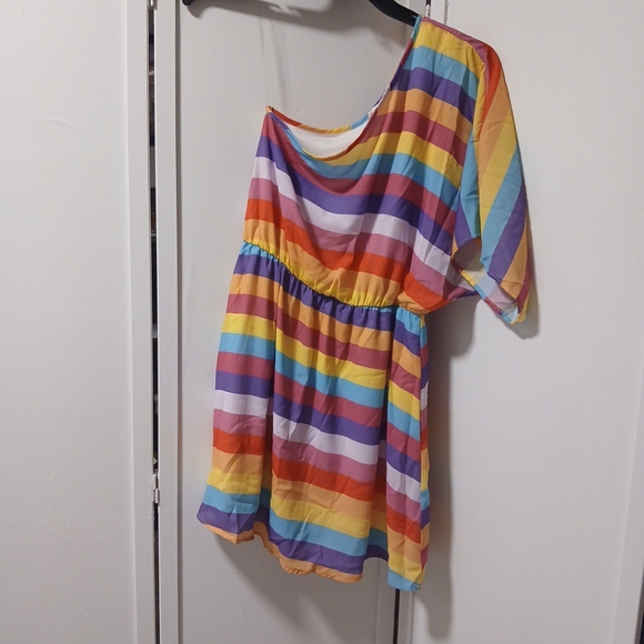 Fantastic Farm Rainbow Woman Dress Size M - Picture 8 of 10